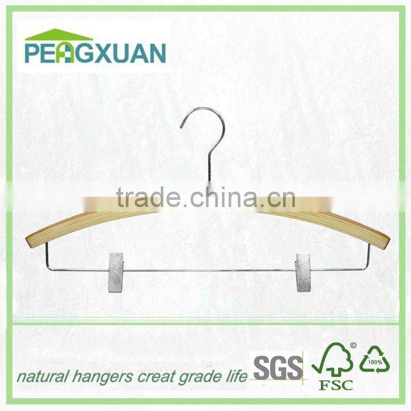 guangxi Factory wholesale best price natural wooden hanger clothes