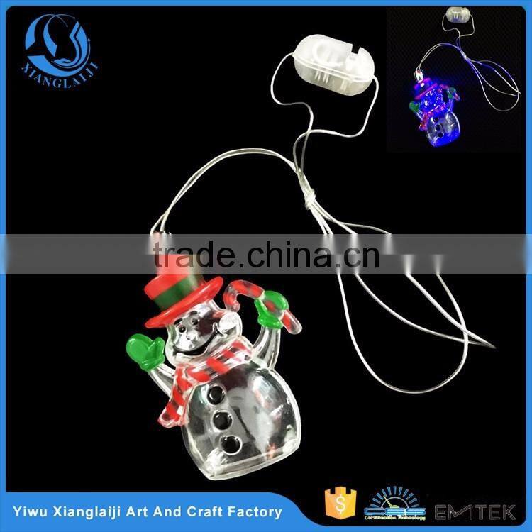 christmas light with decoration candy cane led festival holiday light necklace