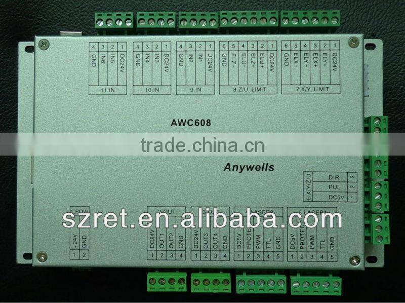 Co2 laser cutting controller AWC608