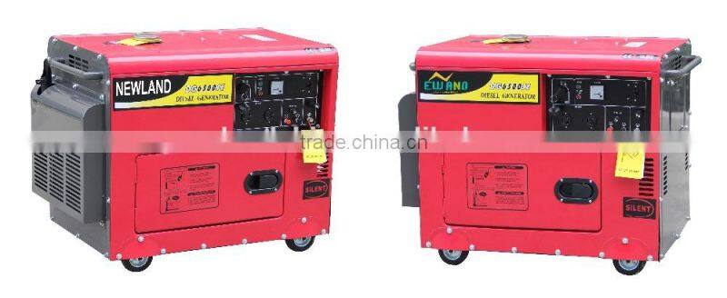 220V50hz electric start 100% copper 188FA diesel engine diesel generator for sale