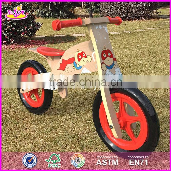 2017 Best design original work balance wooden children bicycle for sale W16C176