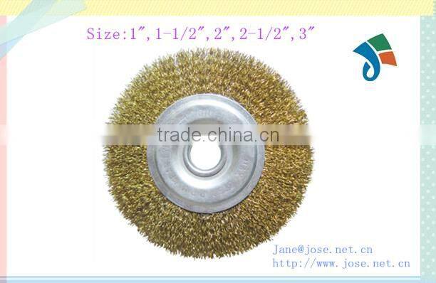 round cleaning circular steel wire brush