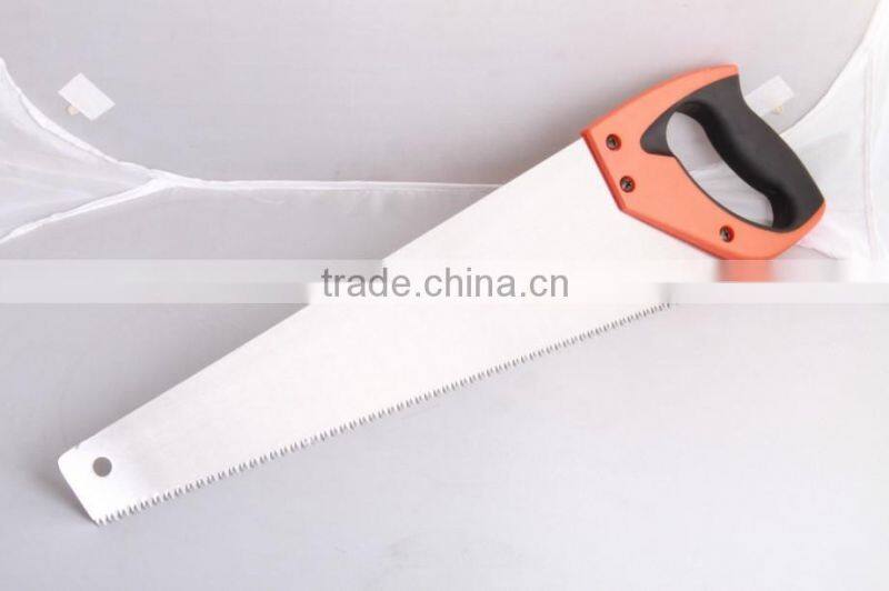 big double color soft grip handle hand saw