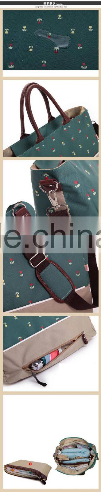 2015 New designed ladies mummy bag diaper bag