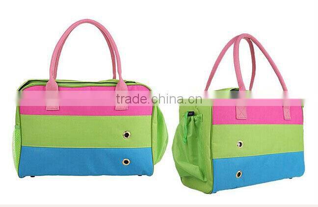 Mix colors cats carrier handbag for lady