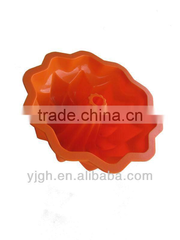 Lovely flower shape silicone cake molds