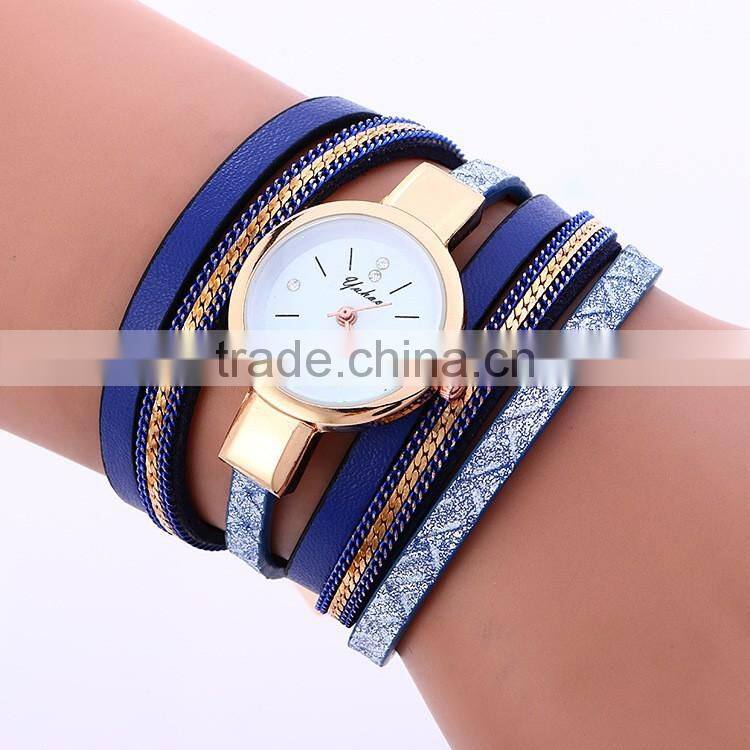 2017 Fashion Crystal Rhinestone Bracelet Women Dress Watches Ladies Quartz Wristwatches