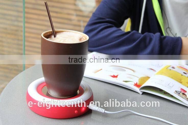 Rainbow USB Powered Cup Warmer Cup Heater Pad Coffee Tea Mug Warmer Heater