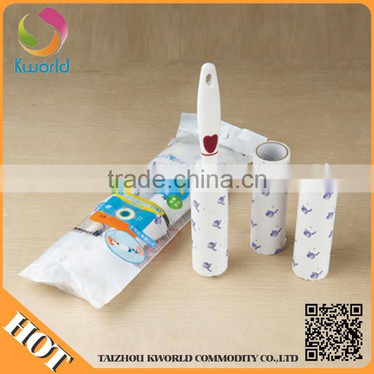 Wholesale customized good quality sticky lint roller for cloths