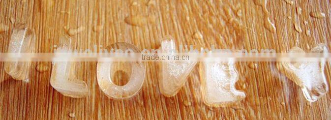 OEM Silicone word shape ice cube tray,silicone ice tray maker
