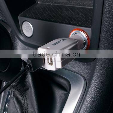 Classic Gentelman Portable Dual USB Charger Car with Europe Quality
