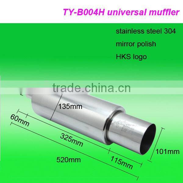 racing spare part exhaust system universal muffler performance