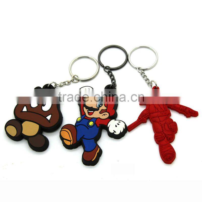 Factory directly sale 2016 wholesale cheap lover soft pvc keychain