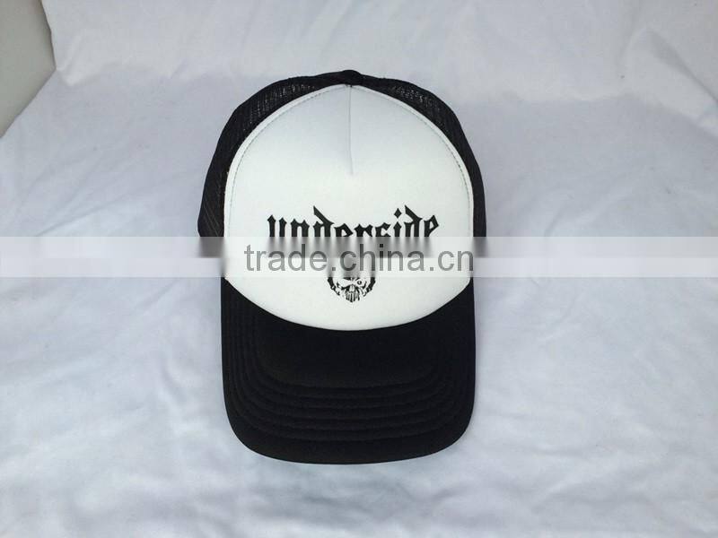 custom polyester trucket hat and baseball cap with printing