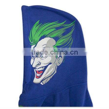 The Joker Faces Purple Zip-Up Hoodie Sweatshirt