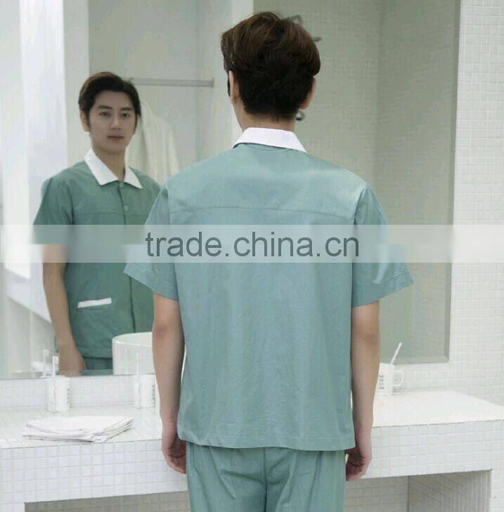 unisex loose fit cleaner uniform suit