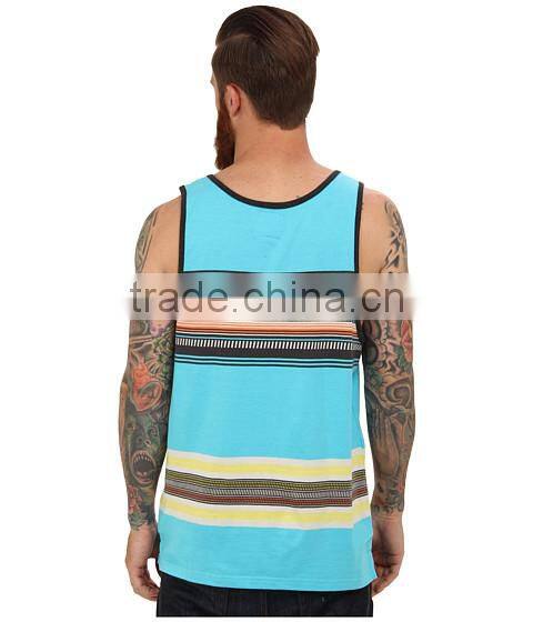 Men Cotton Custom Plain One Size Fit All Tank Top