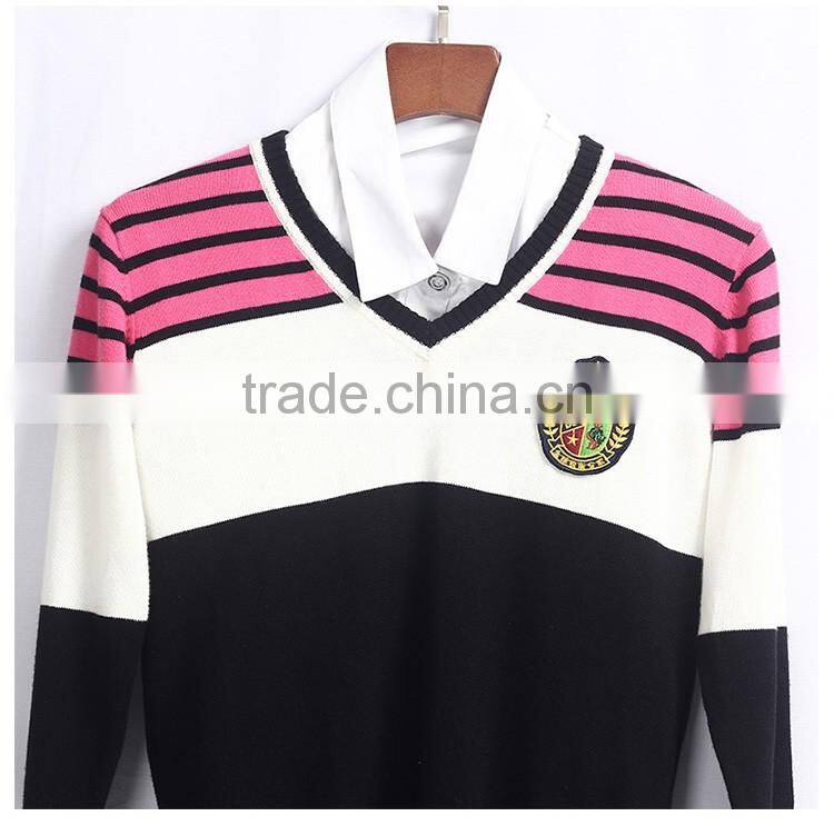 Latest Design Middle School Uniform Sweaters