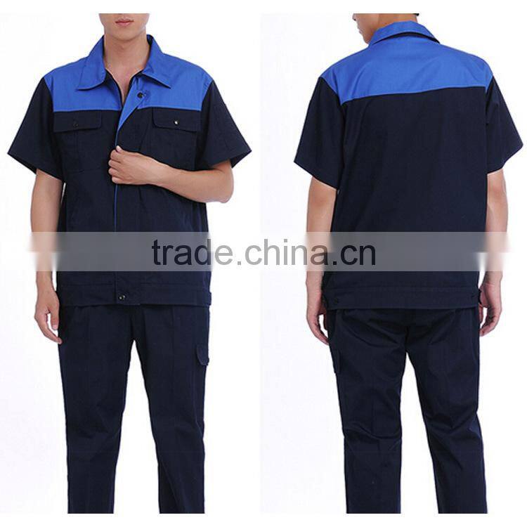 GZY Short sleeve Factory OEM Oil And Gas Workwear for men Gas Station Uniform