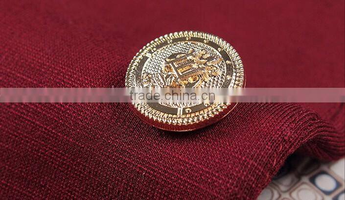 GZY fashion men wine color suit wholesale