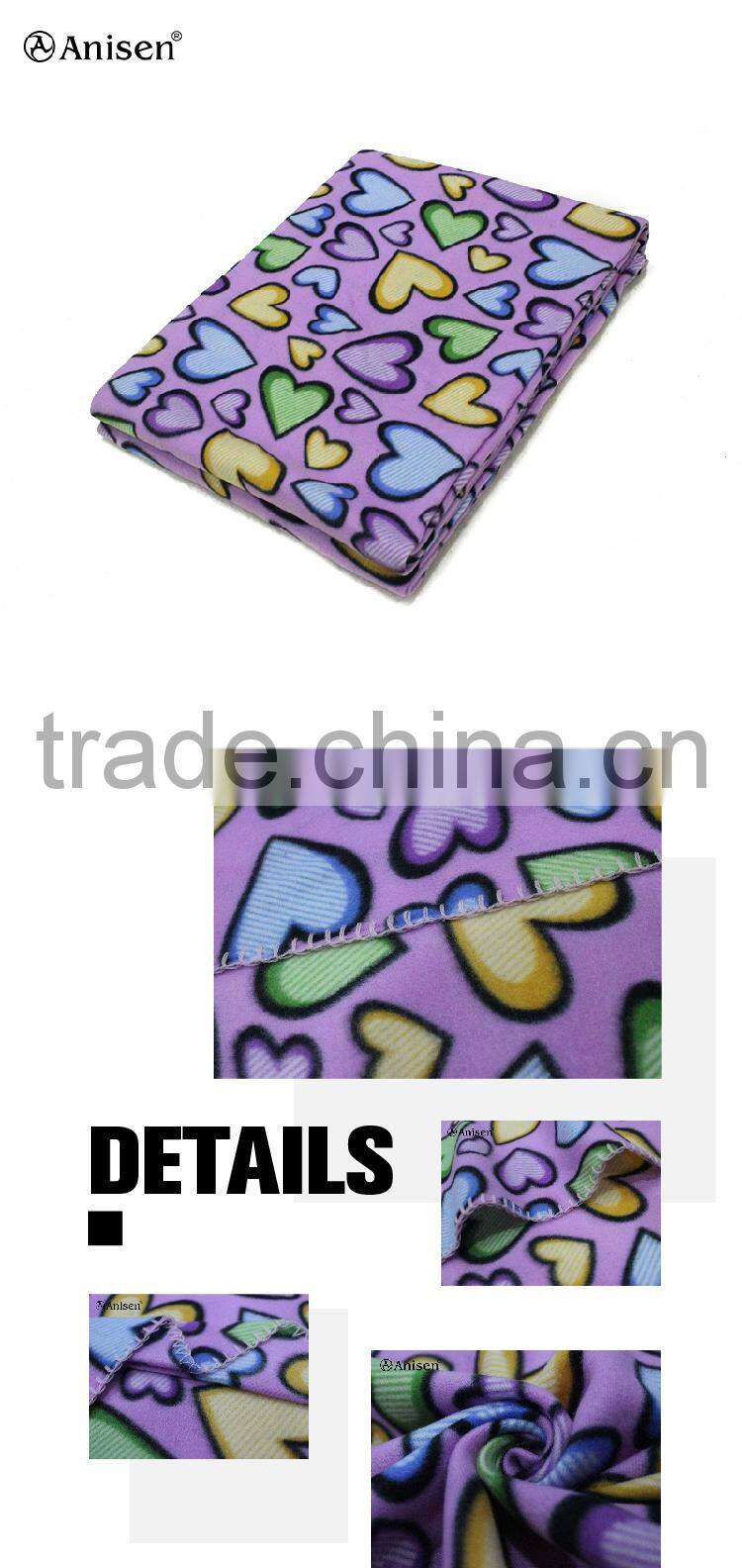 made in china alibaba new design warm pattern polar fleece blanket