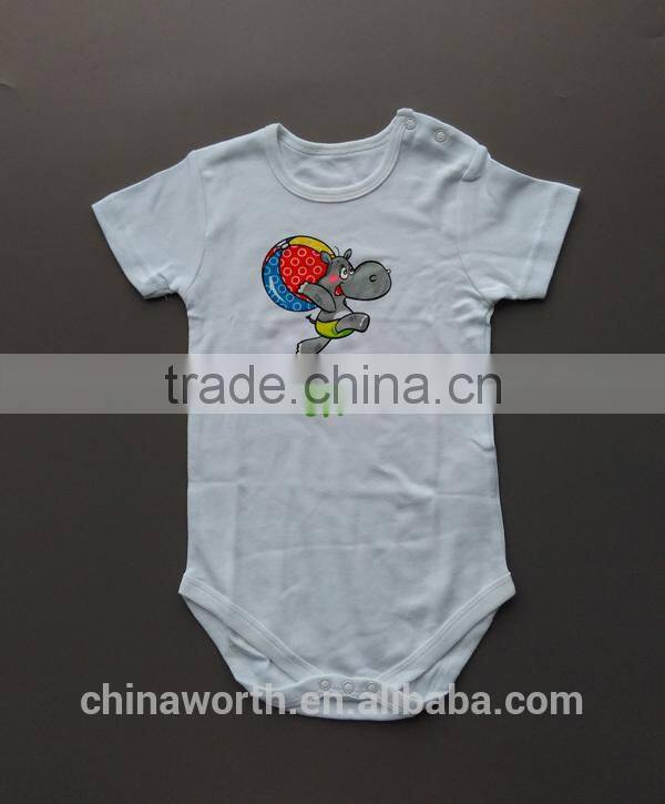 100% Organic cotton baby clothing rompers more color bodysuits