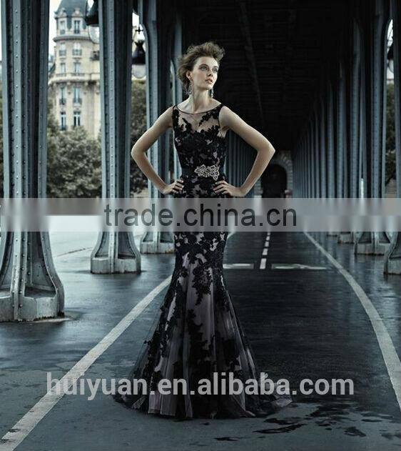 sexy off shoulder black lace prom dress patterns