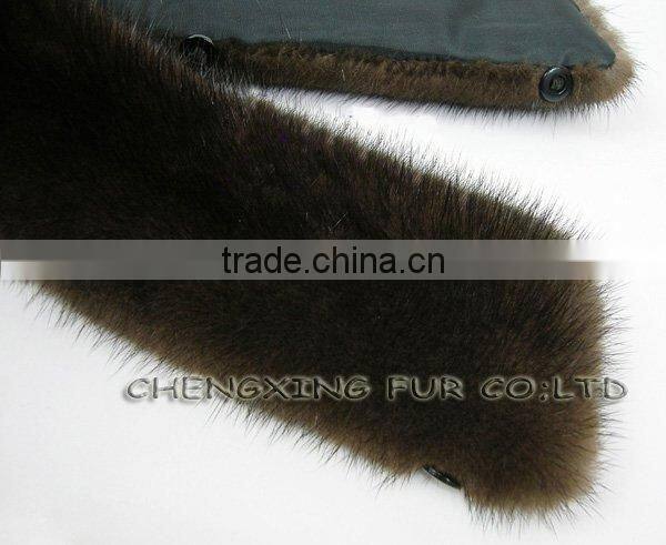 Collar-M1 Detachable Genuine Mink Fur Collar