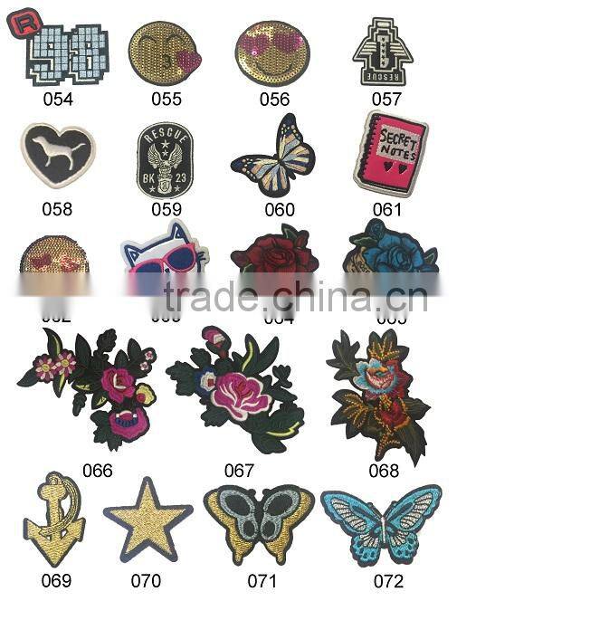 2017Customized Embroidery Patch, virious Embroidered Logo Patch iron on