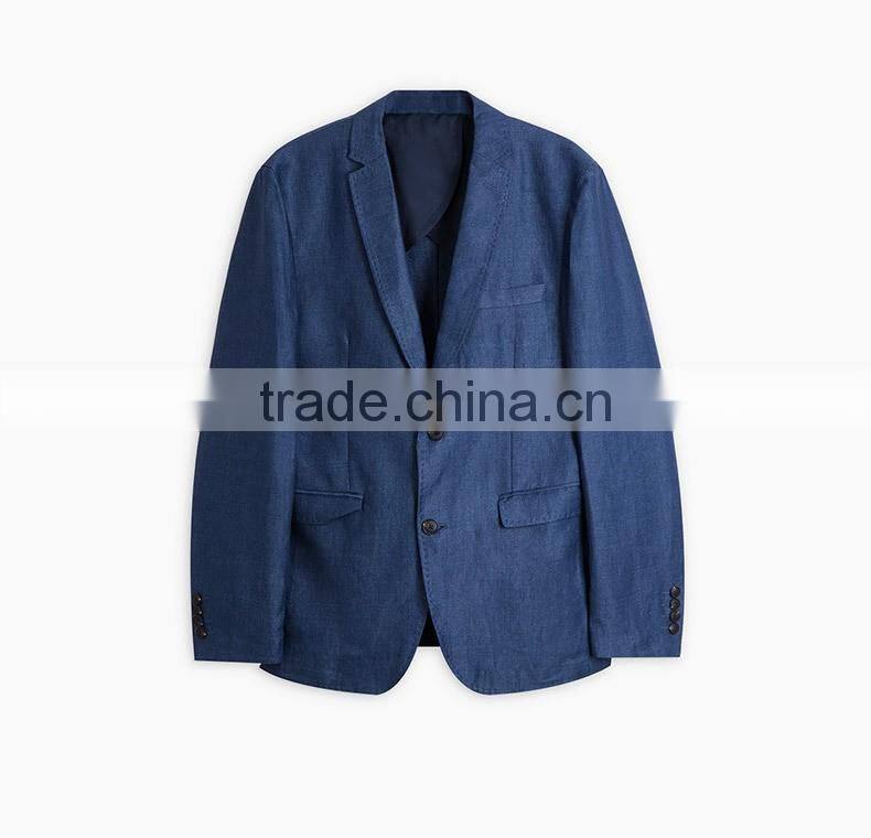 China Supplier Mens Linen Fashion Suits Jacket Blazer Man Suit