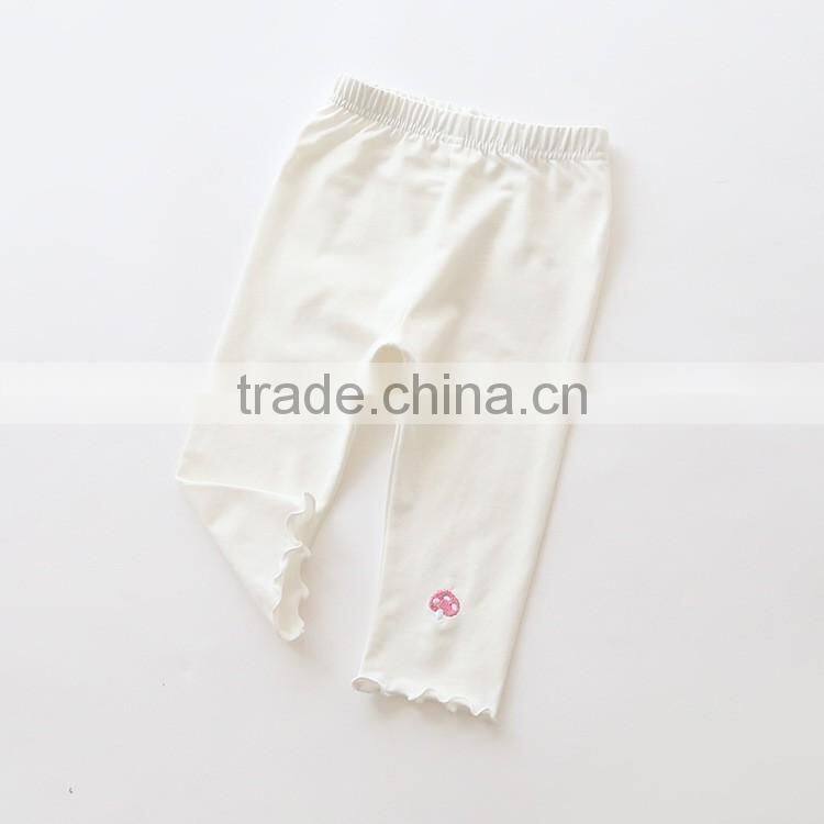 wholesale fashion designer cotton spandex girls ruffle pants and kids dress