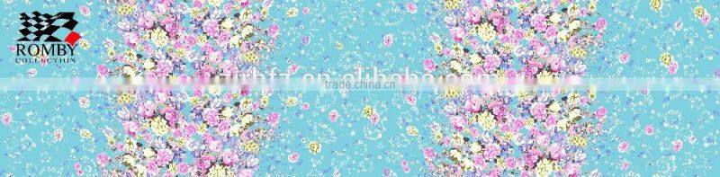 brushed fabric with printing