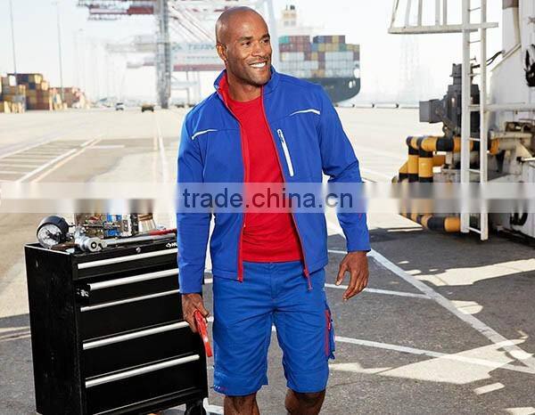 New design workwear softshell jacket for man