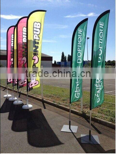 Cheap printed custom beach flag