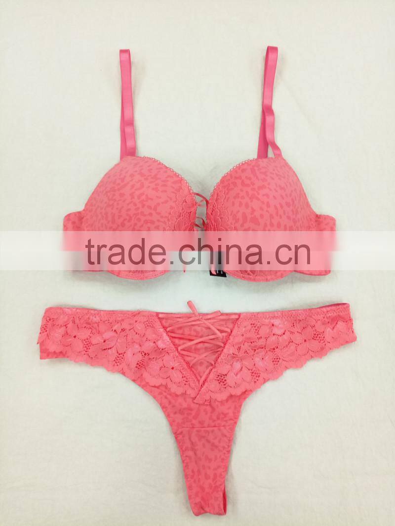 Sexy fancy lace pink japanese girl sexy photos sexy bra panty set