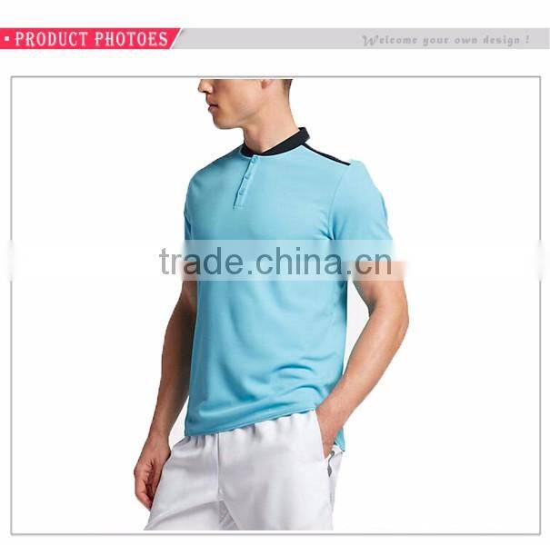 Factory Wholesale Sport T-shirt Dry Fit T-shirt Hot Sale Contrast Stitching T-shirt