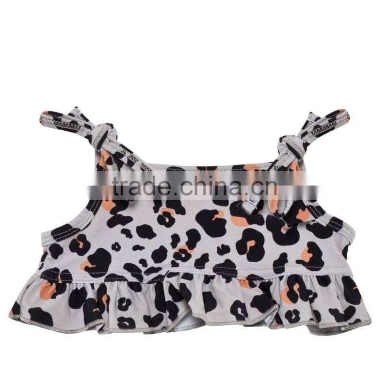 2017 new style kids infant custom Blue and White Stripe Swimsuit children bikini for little baby girls swimwear