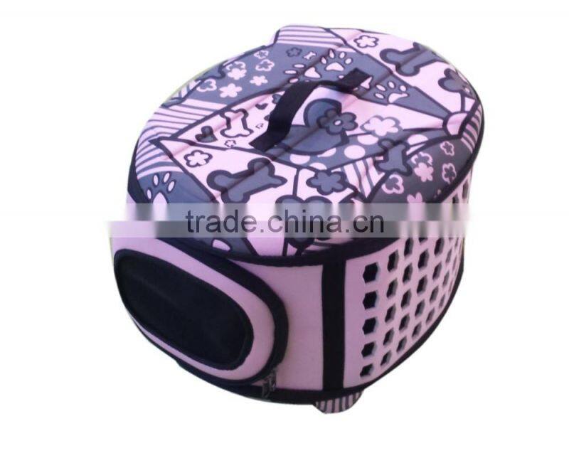 Good quality customer shoulder EVA carrier dog pet bag manufactory hottest wholesale home outside fold cat handle&pad low price