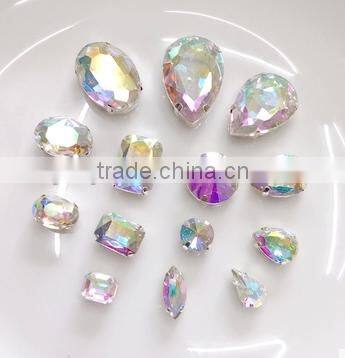 teardrop crystal beads crystal fancy stones for dresses