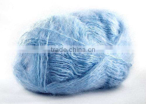 Mohair Brushed yarn fancy knitting