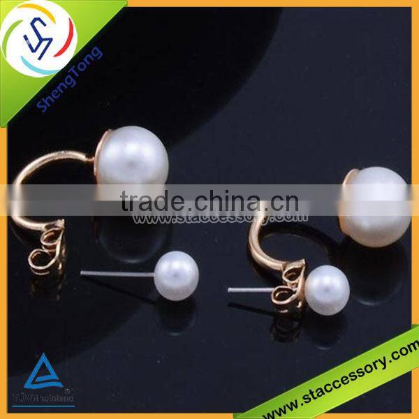 Simple Design Wholesale Fresh Water Pearl Earrings