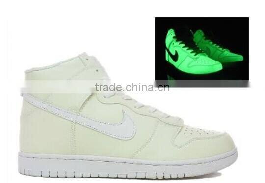 light green photoluminescent fabric for shoes