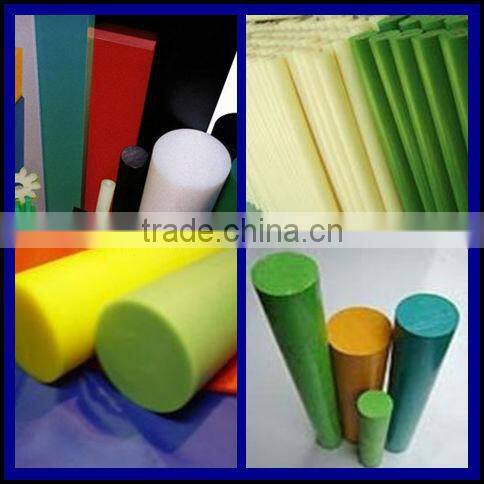 Round white HDPE Rod