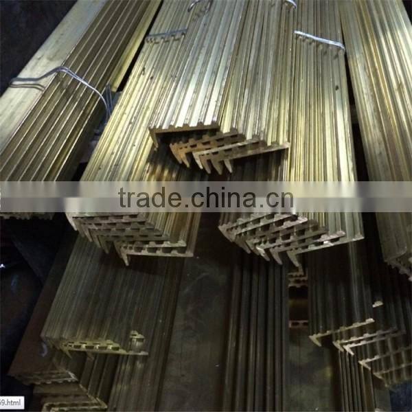 Custom brass extrusion brass profile