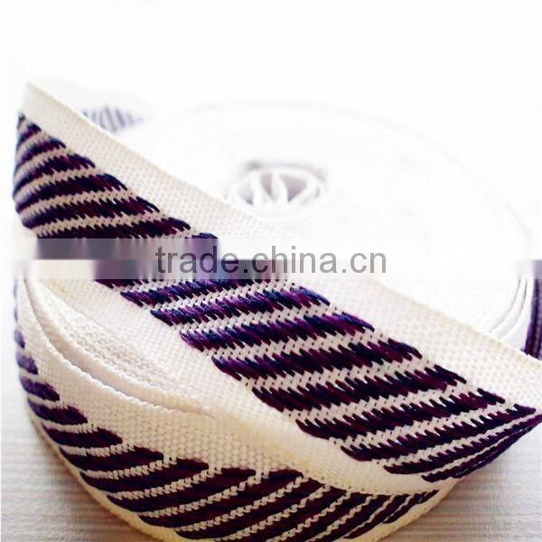 Durable woven twill cotton webbing