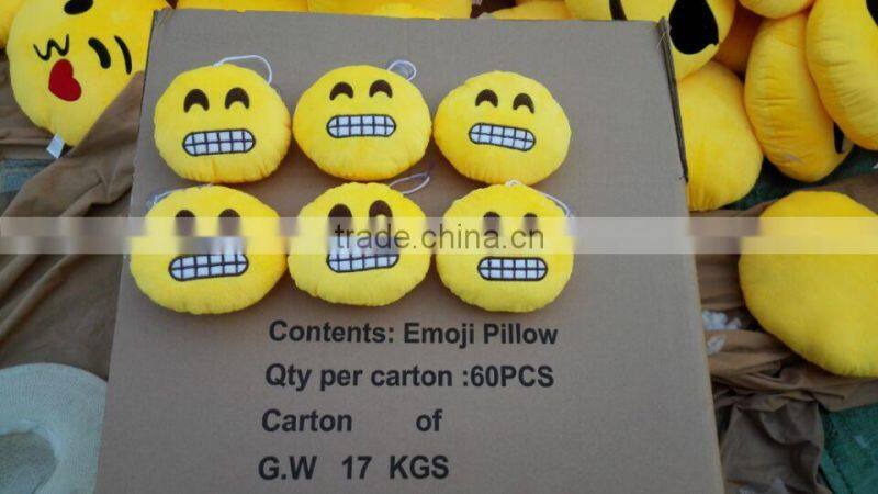 Factory direct wholesale custom whatsapp emoji pillow