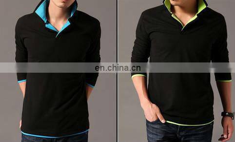 fahion men's 100% cotton polo T-shirts