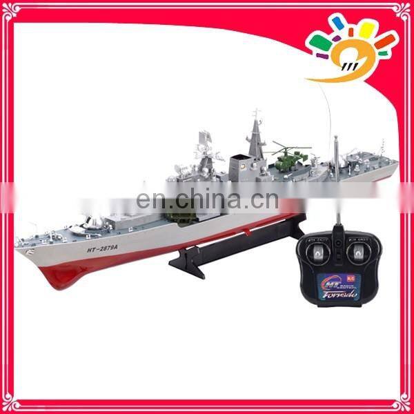 Remote Control Boats Hengtai Upgraded 1:275 Remote Control Model Aircraft Carrier High Speed RC Boat