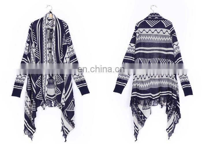 Wholesale hot saling and ladies fashion cardigan sweater Knit shrug