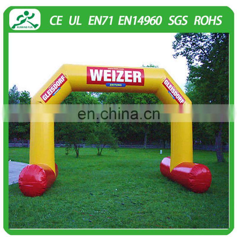 Popular inflatable racing arch/inflatable advertising arch/led inflatable arch for sale